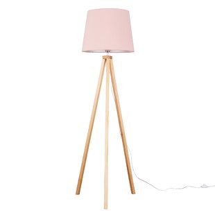 free standing pink lamp