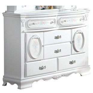 Boyd Wooden 6 Drawer Standard Dresser by House of Hampton