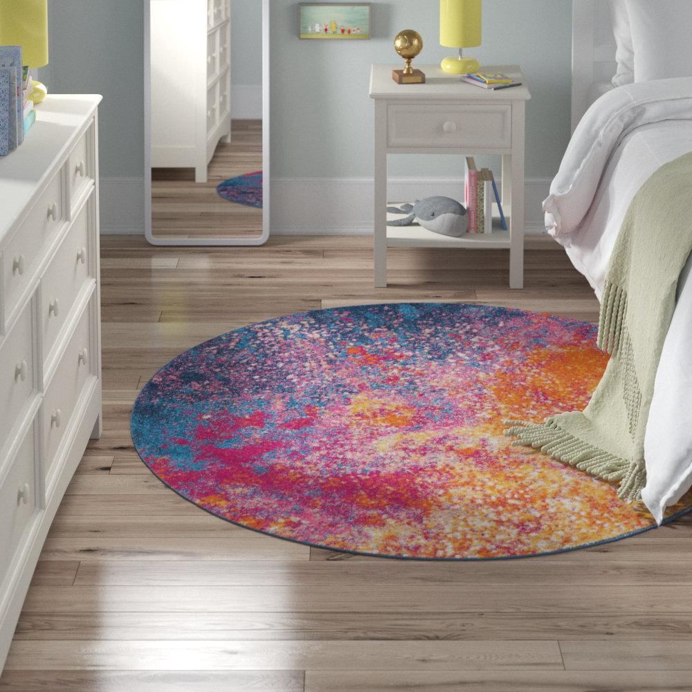 round rug for kids room