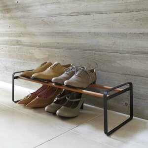 Plain 8 Pair Shoe Rack