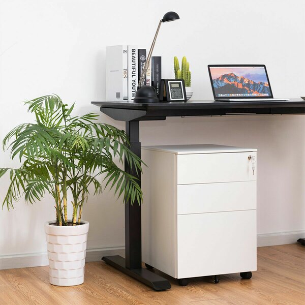 Desk With Locking File Drawer Wayfair