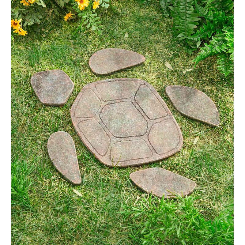 Wind & Weather Turtle Garden Stepping Stone & Reviews | Wayfair