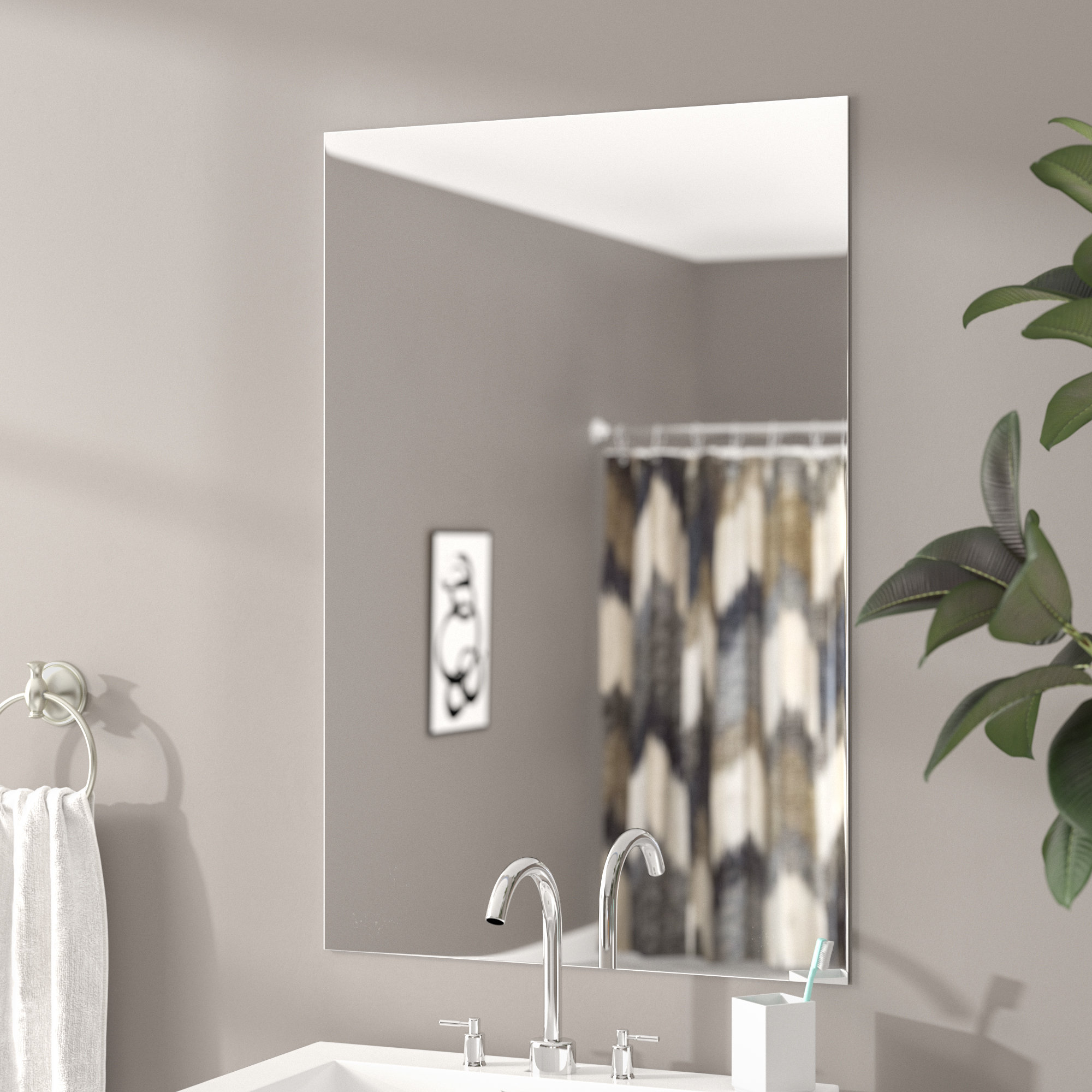 Wade Logan Brizendine Bathroom Vanity Mirror Reviews Wayfair