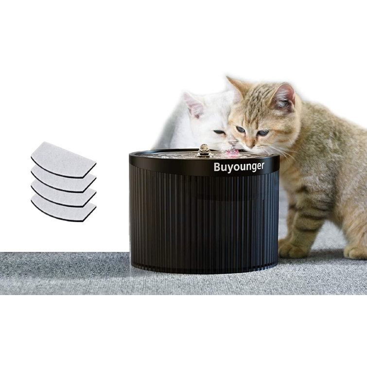 battery operated cat drinking fountain