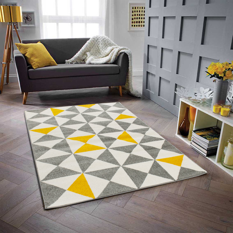 Norden Home Corbett Braided Black Grey Yellow Rug Reviews Wayfair Co Uk Corbett Braided Black Grey Yellow Rug
