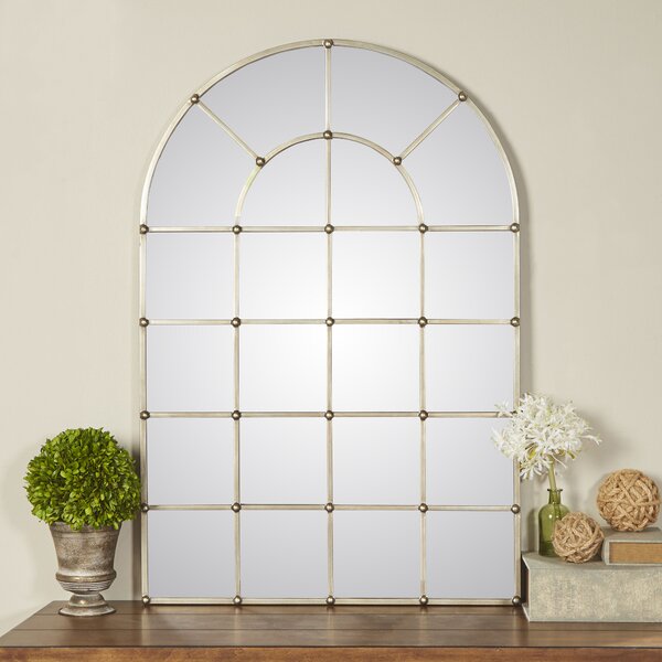 Metal Arch Window Wall Mirror & Reviews 