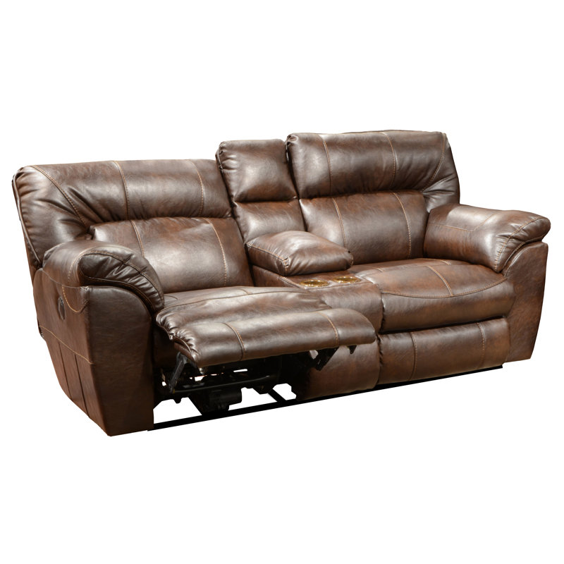 Catnapper Nolan Extra Wide Reclining 90 Pillow Top Arms Sofa Wayfair