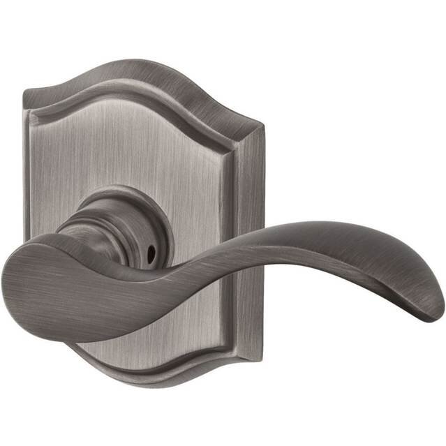 Baldwin Curved Passage Door Lever with Traditional Arch Rose & Reviews ...