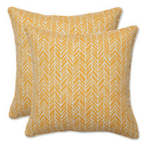 wayfair yellow throw pillows