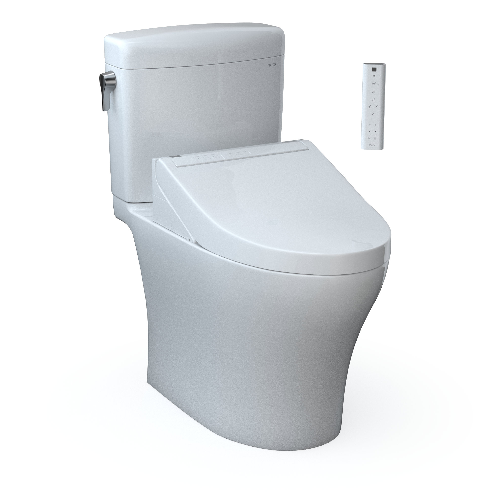 TOTO Aquia® DualFlush Elongated TwoPiece Toilet with Tornado Flush