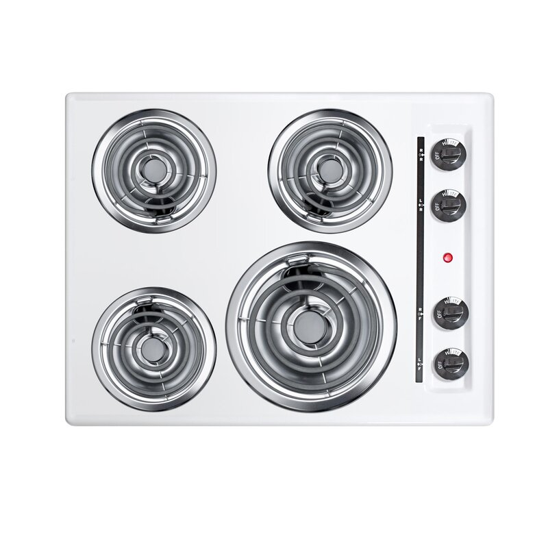 Summit Appliance Summit 24 Electric Cooktop With 4 Burners