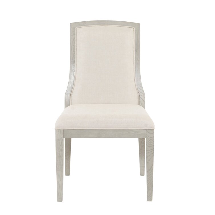 off white upholstered dining chairs