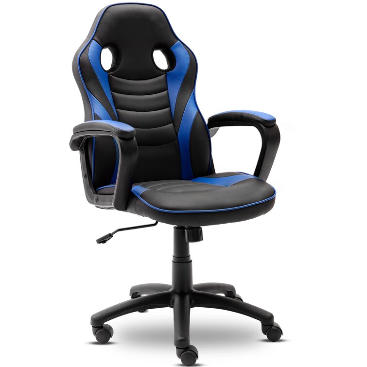 Inbox Zero Leather Gaming Chair Wayfair