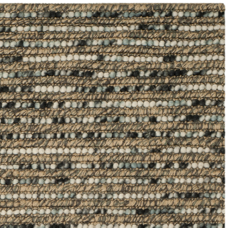 Langley Street Stefanie Abstract Hand Knotted Flatweave Blue Brown