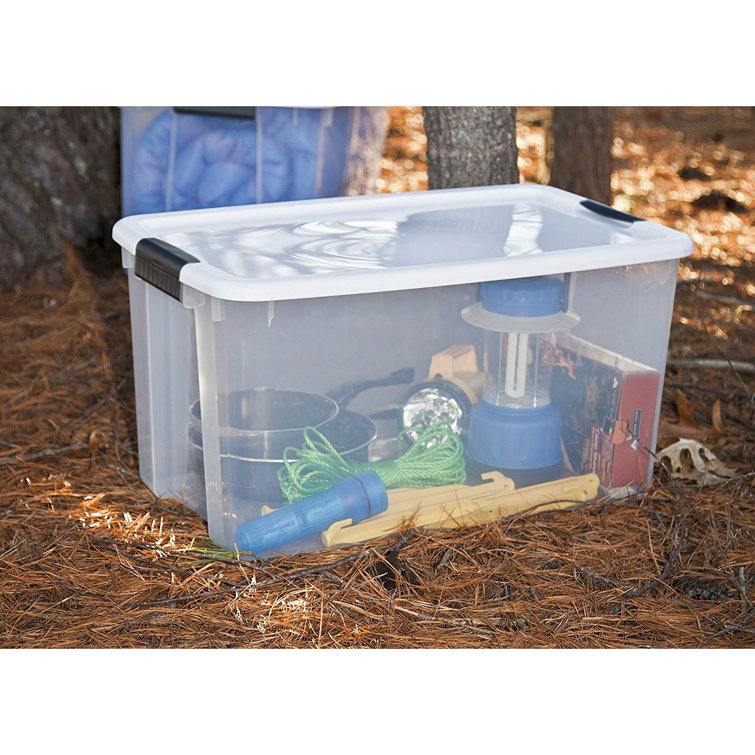 70 qt clear storage bin