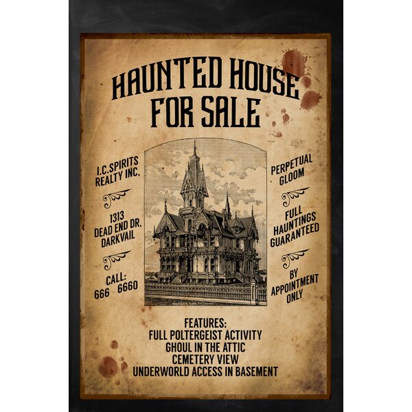Flags Galore Decor and More Haunted House for Sale 2-Sided ...