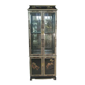 Lighted China Cabinet by Oriental Furniture