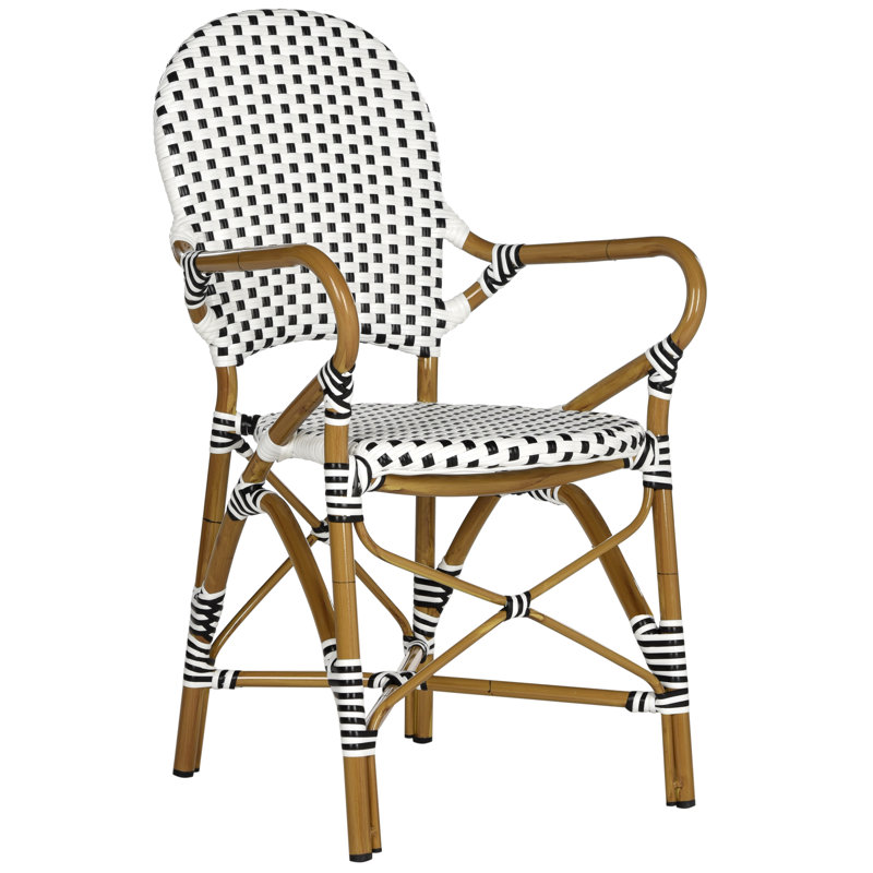 Rahul Stacking Patio Dining Armchair