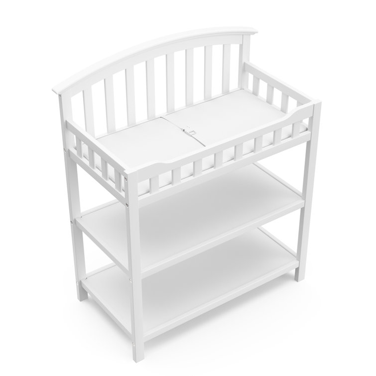 graco changing table white