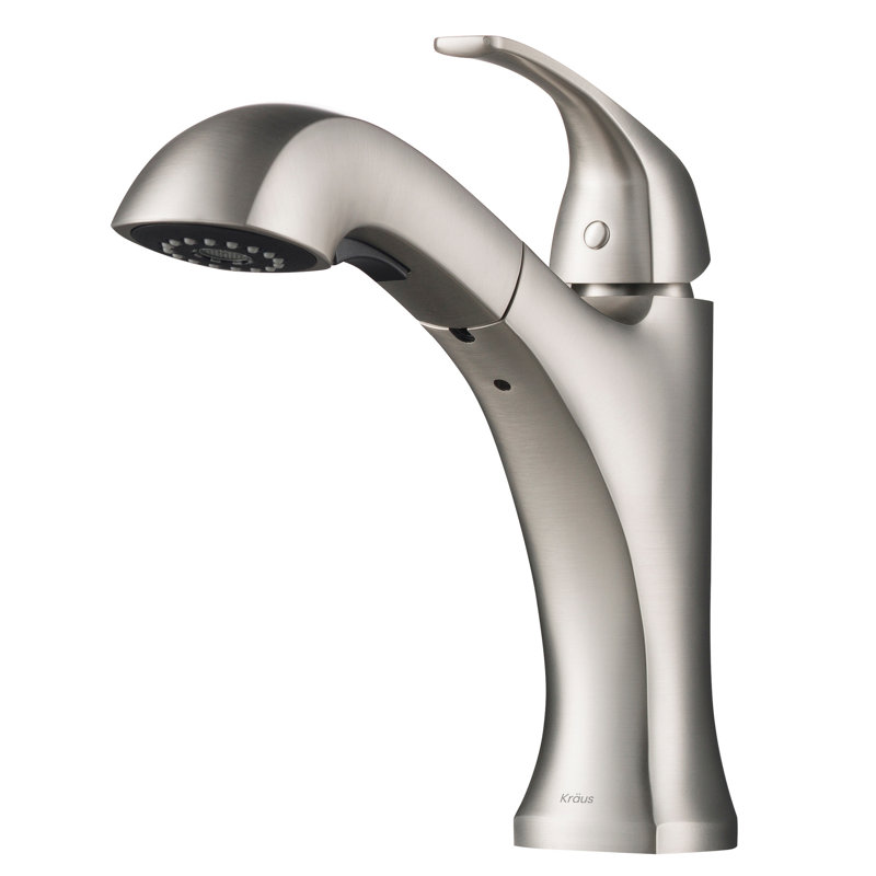 Kraus Oren Dual Function Pull Out Single Handle Kitchen Faucet