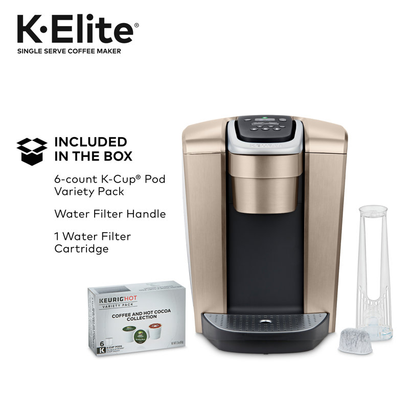 Keurig K Elite Single Serve K Cup Pod Coffee Maker Iced Coffee