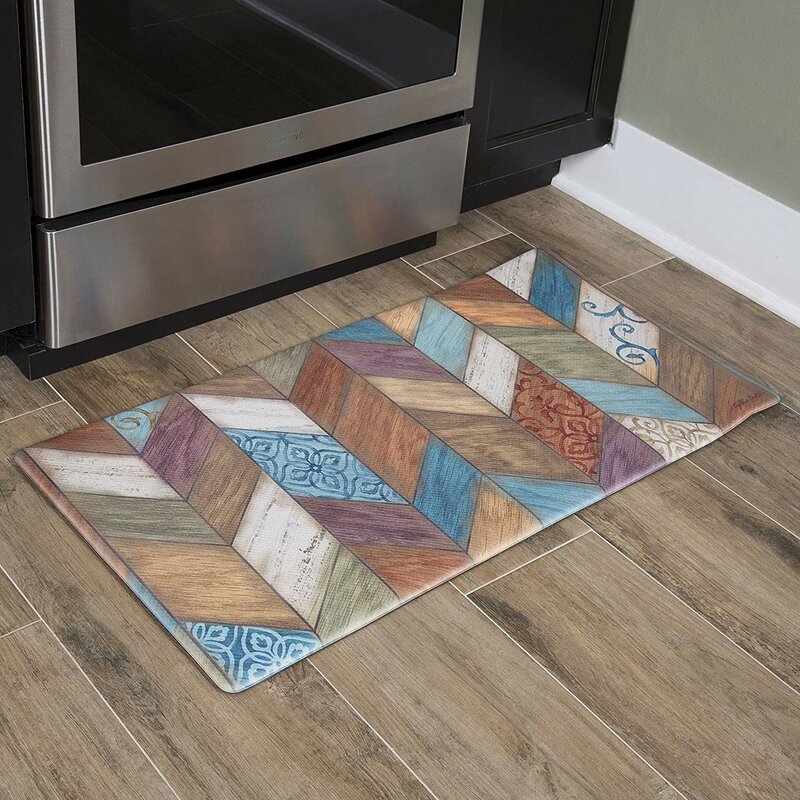 Fleur De Lis Living Weston Anti Fatigue Embossed Kitchen Mat & Reviews | Wayfair