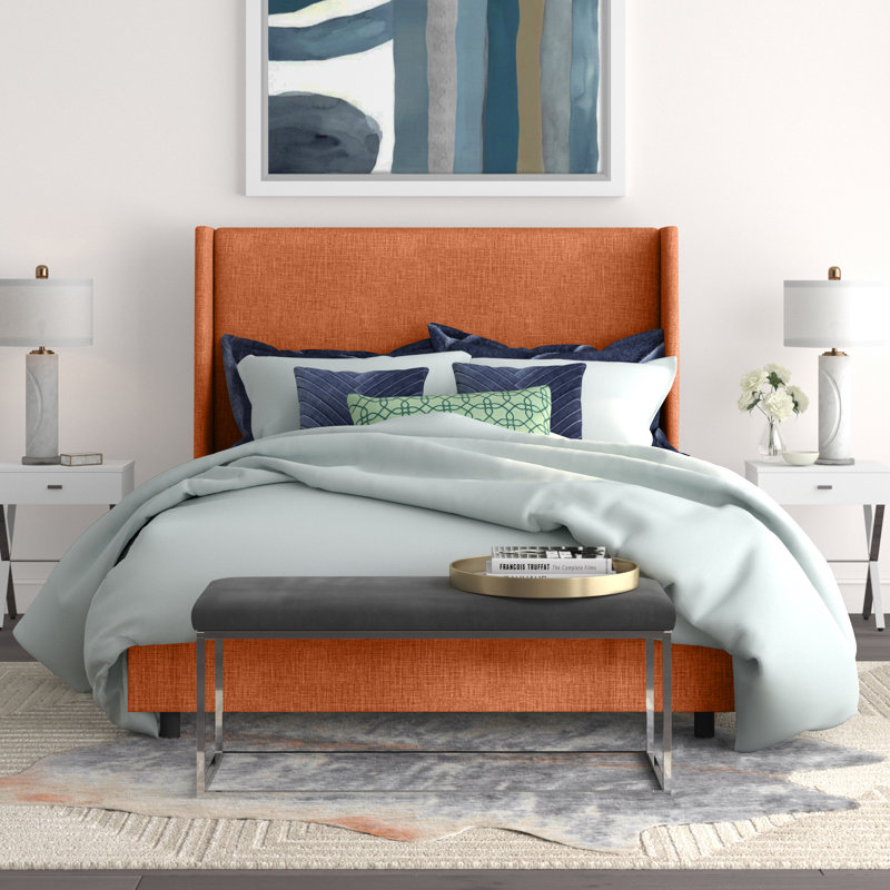Alrai Upholstered Low Profile Standard Bed