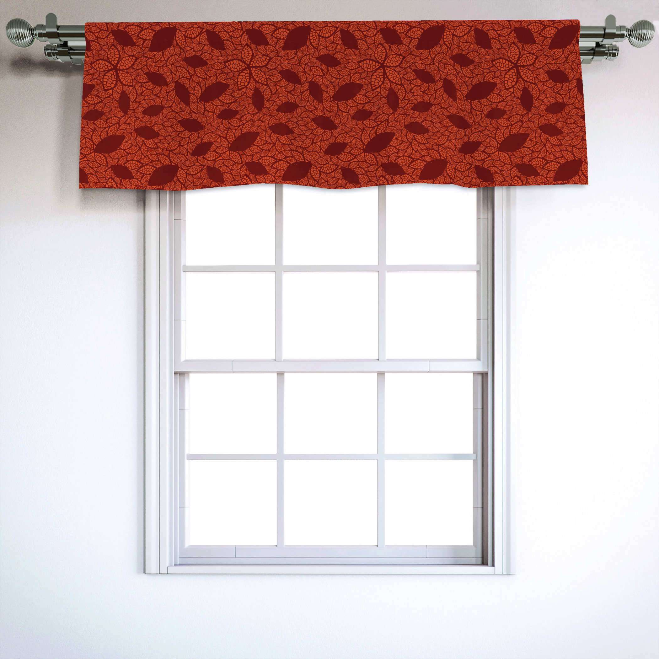 East Urban Home Burnt 54 Window Valance Wayfair East Urban Home Burnt 54 Window