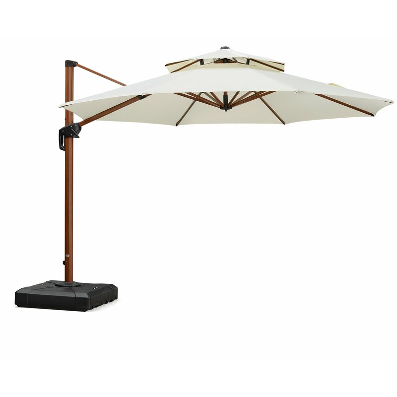 Canora Grey Vogt 11 Cantilever Umbrella Reviews Wayfair