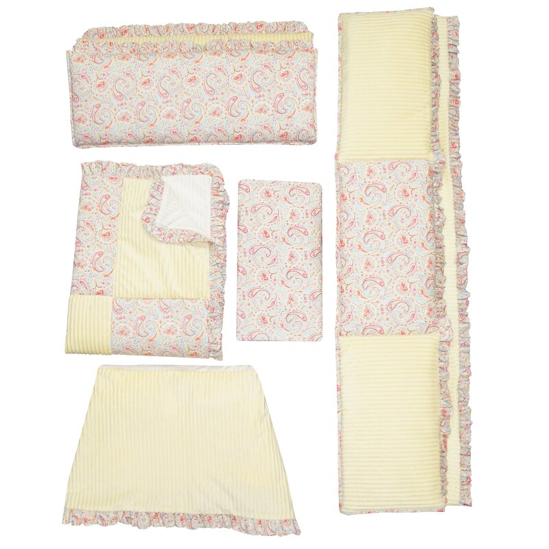 Harriet Bee Gustave Paisley 4 Piece Crib Bedding Set Wayfair