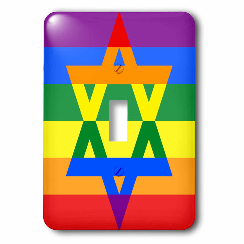 Print Of Jewish 1 Gang Toggle Light Switch Wall Plate