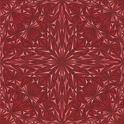 Abstract Wool Red Area Rug East Urban Home Rug Size: Square 5'
