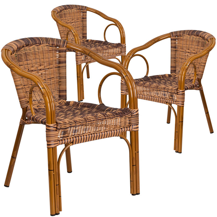 Keyla Rattan Restaurant Patio Chair Keyla Rattan Restaurant Patio Chair
