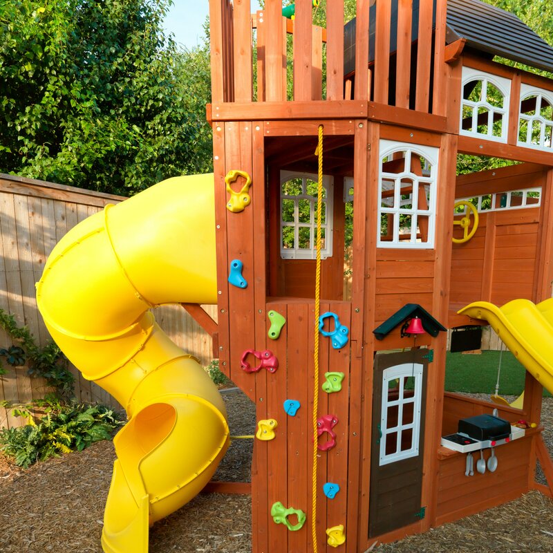 cedar summit by kidkraft lookout extreme playset