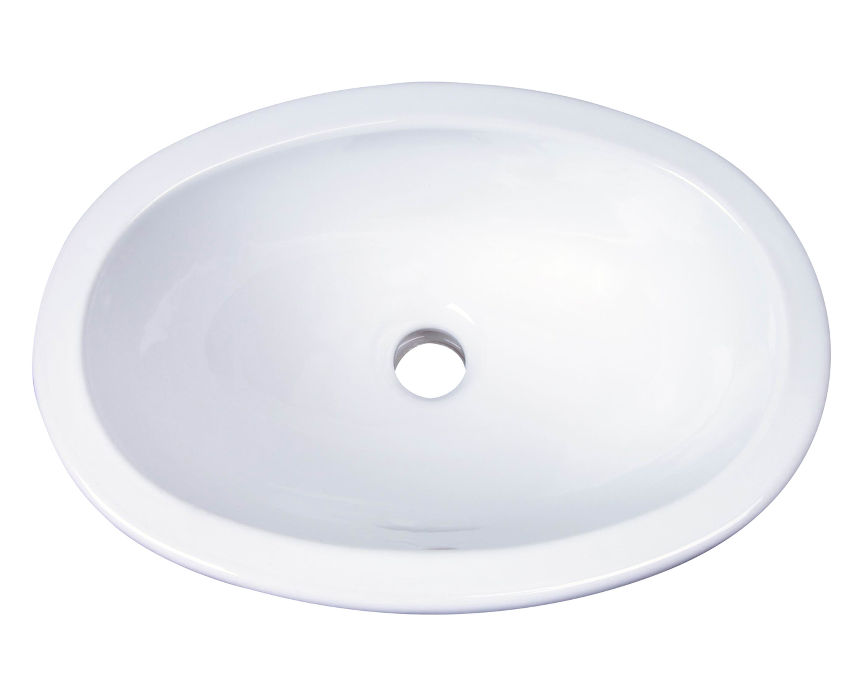 Barclay Lily Vitreous China Oval Drop In Bathroom Sink With Overflow Reviews Wayfair