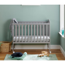small grey cot
