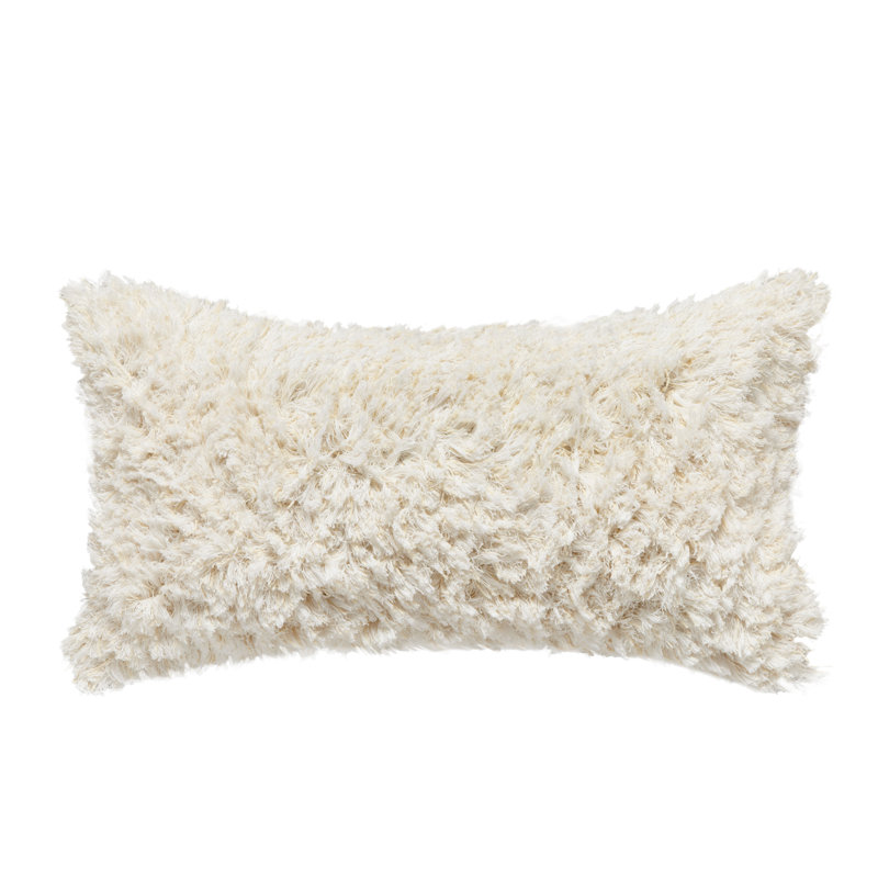 Splendid Home Crosshatch Jacquard Shag Throw Pillow Wayfair