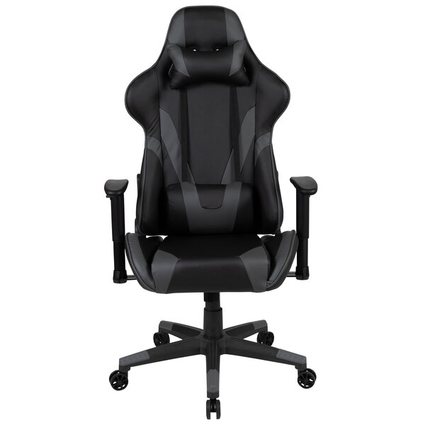 2 PCS Office Chair Ergonomic Support Computer Chair Polyester Comfort Adjustable 