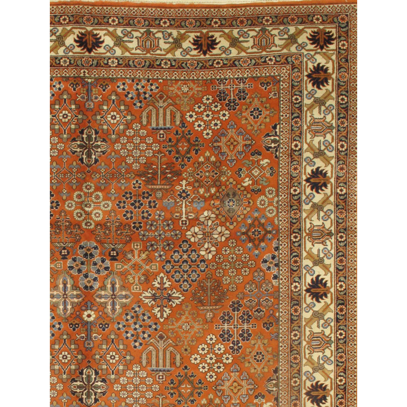 Pasargad Ny Original Romanian Josheghan Hand Knotted Wool Orange Romanian Josheghan Hand Knotted Wool