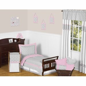 Zig Zag 5 Piece Toddler Bedding Set