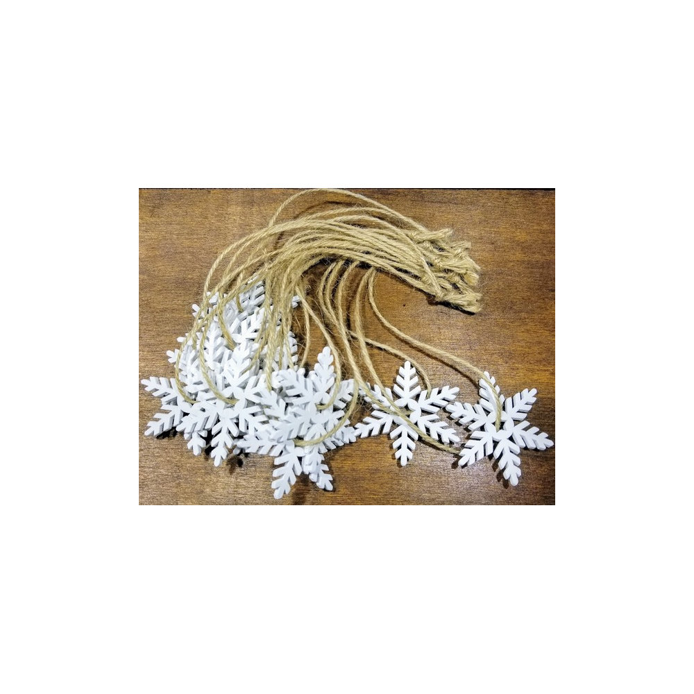 The Holiday Aisle Wooden Snowflake Hanging Figurine Reviews Wayfair