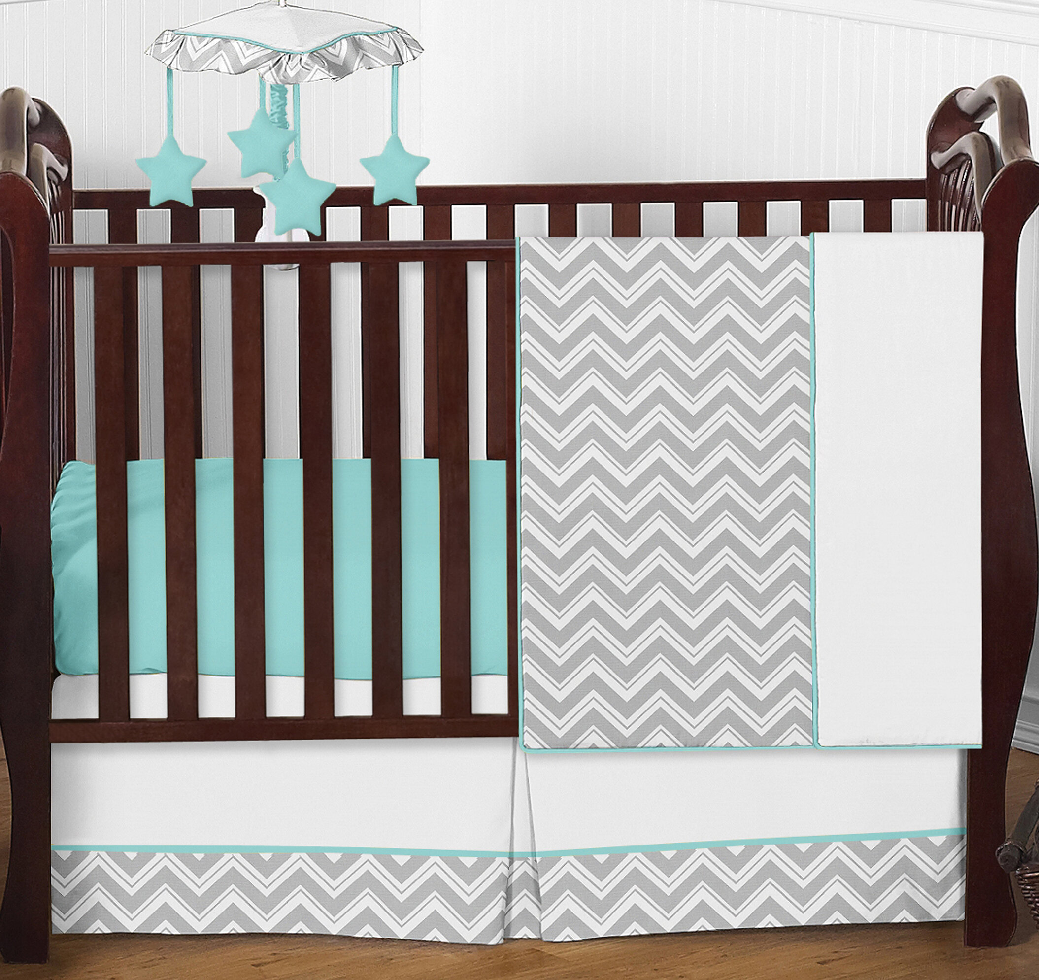 Sweet Jojo Designs Zig Zag 4 Piece Crib Bedding Set Reviews