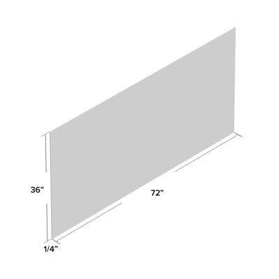 6 ft. H x 3 ft. W  Composite Fencing