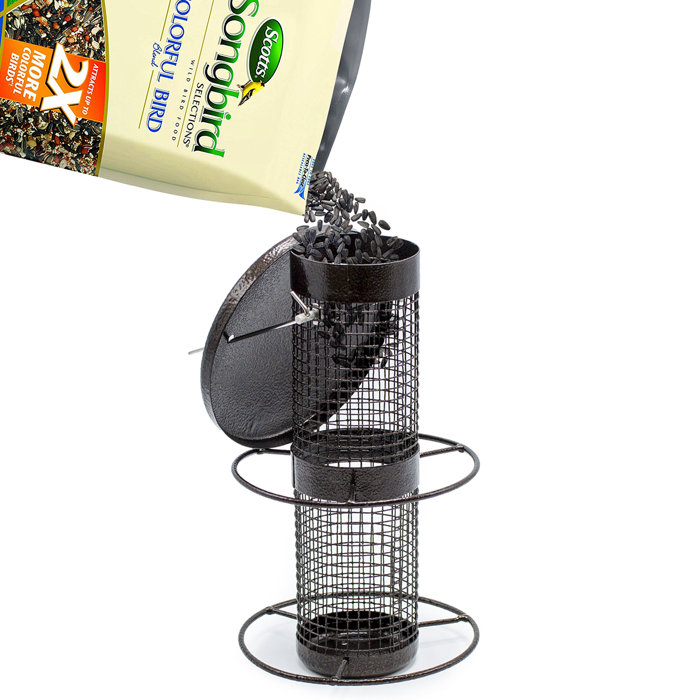 Sorbus Metal Tube Bird Feeder Wayfair Ca