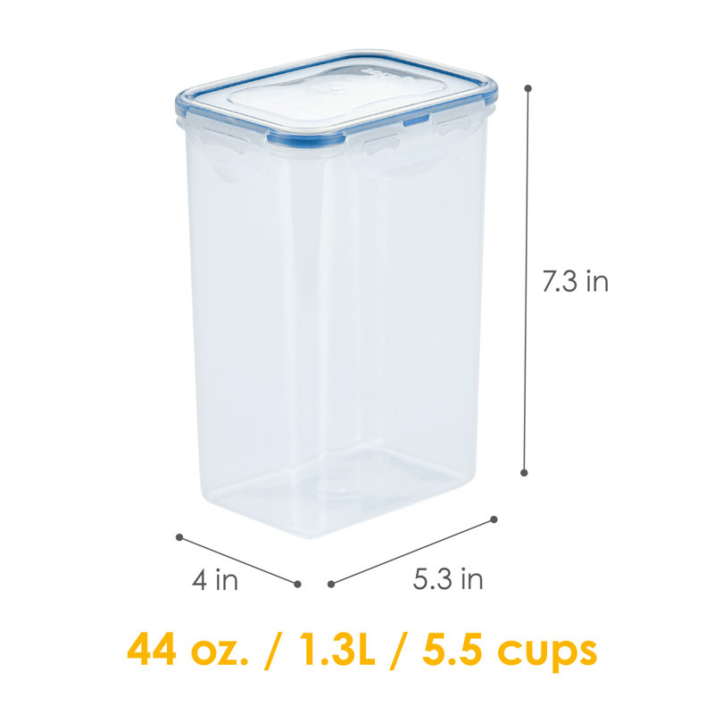 Lock Lock Easy Essentials Pantry Rectangular 44 Oz Food Storage