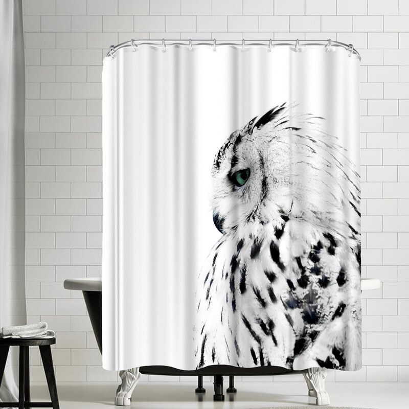 owl shower curtain hooks