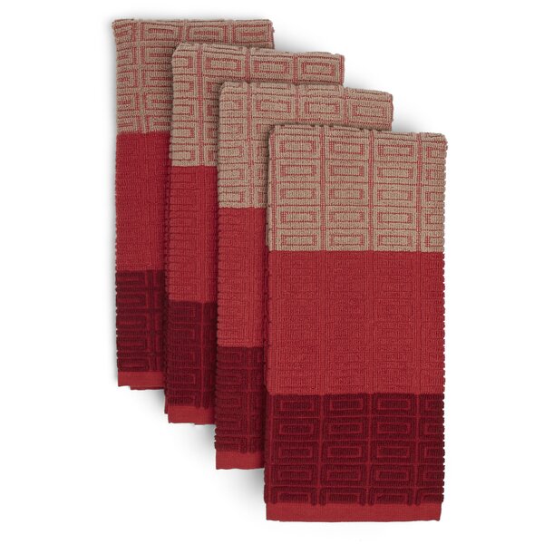 red kitchen tea towels