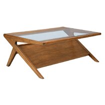 Glass Mid Century Modern Coffee Tables You Ll Love In 2021 Wayfair