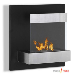Madrid Wall Mount Ethanol Fireplace by Moda Flame