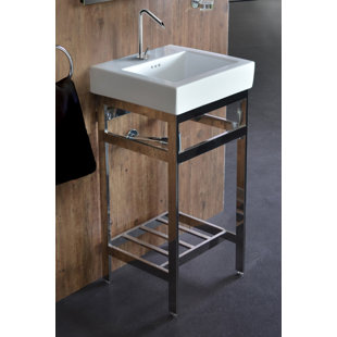 Go to store & view more images Ivy Bronx Arverne Stainless Steel Open Console 18